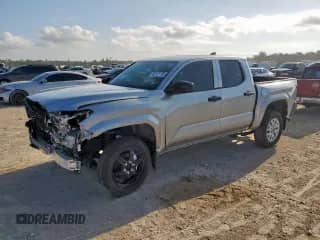 2024 Toyota Tacoma SR with VIN 3TYKD5HN0RT002954, listed as a Copart auction lot 62121195 with 20,100 mi miles and Salvage title. Bid and sale history available at DreamBid. Image 1.