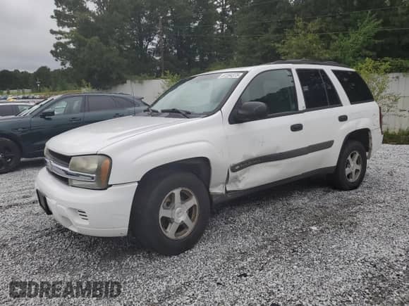 2004 Chevrolet TrailBlazer LT z VIN 1GNDS13S442211587, wystawiony jako Copart lot #67394375 z przebiegiem 204 410 mil mil oraz Szkoda całkowita • Salvage title. Historia ofert i sprzedaży dostępna na DreamBid. Obrazek 1.