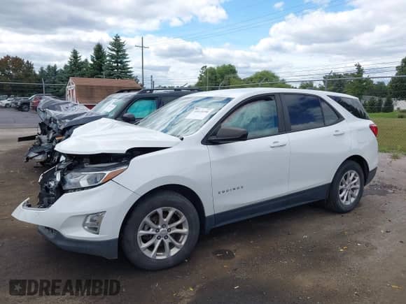 2020 Chevrolet Equinox LS with VIN 3GNAXHEV7LS646014, listed as a IAAI auction lot 43119256 with 91,131 mi miles and . Bid and sale history available at DreamBid. Image 2.