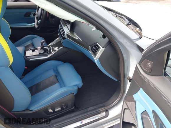 2024 BMW M3 Competition xDrive with VIN WBS43AY03RFS40486, listed as a IAAI auction lot 42537934 with 23,973 mi miles and . Bid and sale history available at DreamBid. Image 5.