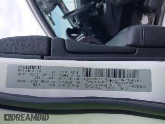 2018 Jeep Grand Cherokee Laredo с VIN 1C4RJFAG1JC479838, выставлен на аукционе IAAI как лот 41903955 с пробегом 73 076 миль миль и . История ставок и продаж доступна на DreamBid. Изображение 9.