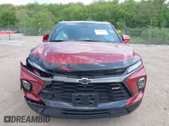 2024 Chevrolet Blazer RS with VIN 3GNKBKRS1RS193064, listed as a IAAI auction lot 42240754 with 15,328 mi miles and . Bid and sale history available at DreamBid. Image 12.