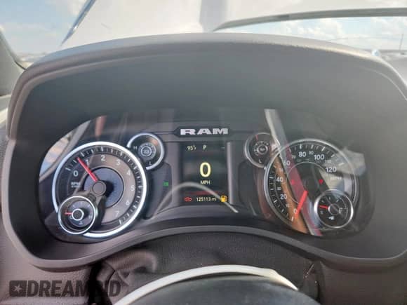 2020 Ram 1500 Big Horn with VIN 1C6SRFFTXLN351452, listed as a Copart auction lot 70586355 with 125,113 mi miles and Salvage title. Bid and sale history available at DreamBid. Image 9.