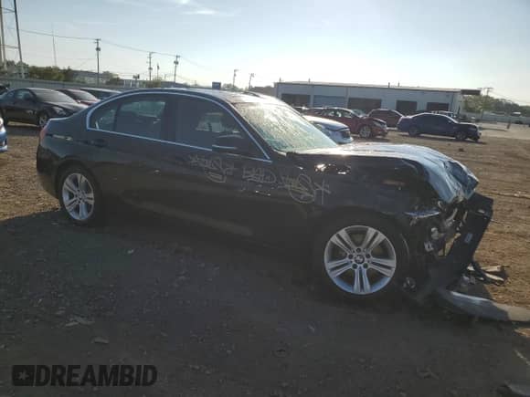 2017 BMW 3 Series 330i xDrive with VIN WBA8D9G31HNU66494, listed as a Copart auction lot 80934855 with 86,757 mi miles and Salvage title. Bid and sale history available at DreamBid. Image 4.