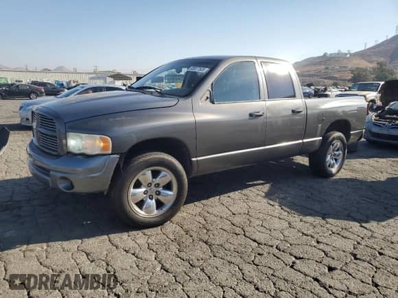 2004 Dodge 1500 SLT with VIN 1D7HA18D34S683552, listed as a Copart auction lot 68027505 with 197,774 mi miles and Salvage title. Bid and sale history available at DreamBid. Image 1.