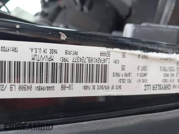 2009 Jeep Wrangler X with VIN 1J4FA24109L724377, listed as a IAAI auction lot 43399008 with 134,053 mi miles and . Bid and sale history available at DreamBid. Image 9.