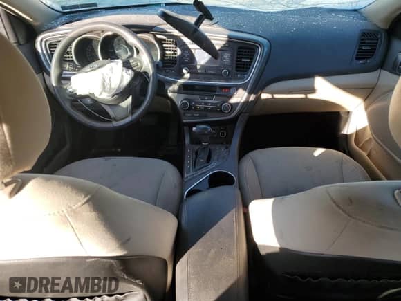 2015 Kia Optima LX with VIN 5XXGM4A77FG385988, listed as a Copart auction lot 82338205 with 169,367 mi miles and Salvage title. Bid and sale history available at DreamBid. Image 8.