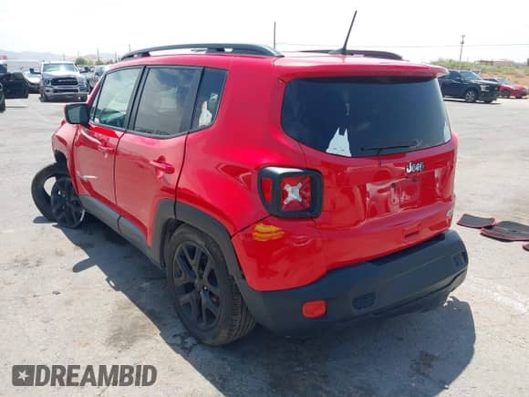 2018 Jeep Renegade Latitude with VIN ZACCJABB2JPH19115, listed as a IAAI auction lot 42666680 with 60,901 mi miles and . Bid and sale history available at DreamBid. Image 3.