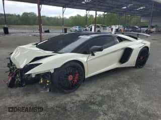 2017 Lamborghini Aventador with VIN ZHWUT3ZD0HLA06241, listed as a Copart auction lot 51730695 with 13,633 mi miles and Salvage title. Bid and sale history available at DreamBid. Image 1.