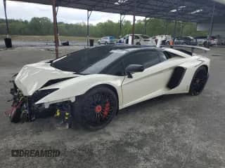 2017 Lamborghini Aventador with VIN ZHWUT3ZD0HLA06241, listed as a Copart auction lot 51730695 with 13,633 mi miles and Salvage title. Bid and sale history available at DreamBid. Image 1.
