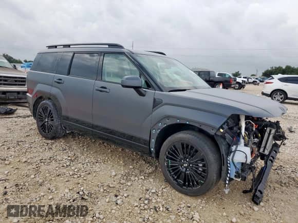 2025 Hyundai Santa Fe Calligraphy с VIN 5NMP54G10SH017938, выставлен на аукционе Copart как лот 63383835 с пробегом 14 962 миль миль и Списание • Salvage title. История ставок и продаж доступна на DreamBid. Изображение 4.