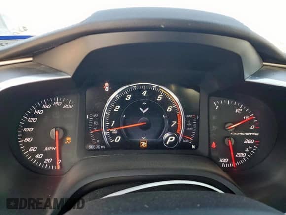 2017 Chevrolet Corvette 1LT с VIN 1G1YB3D79H5119792, выставлен на аукционе Copart как лот 70726715 с пробегом 60 839 миль миль и Списание • Salvage title. История ставок и продаж доступна на DreamBid. Изображение 9.