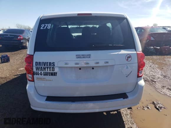 2016 Dodge Grand Caravan American Value with VIN 2C4RDGBG2GR116332, listed as a Copart auction lot 46801844 with 102,765 mi miles and Salvage title. Bid and sale history available at DreamBid. Image 6.
