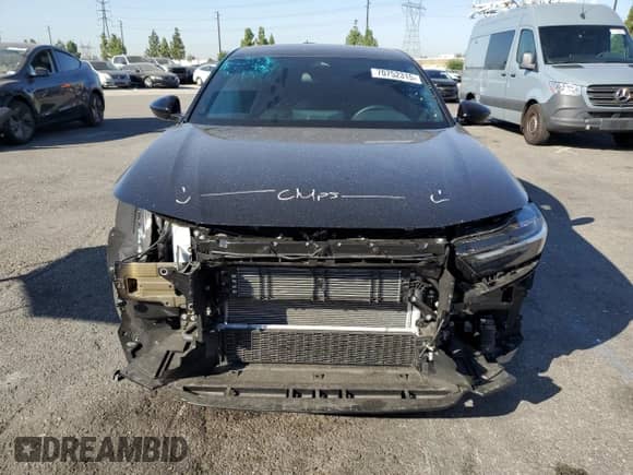 2025 Honda Accord Sport-L with VIN 1HGCY2F75SA043026, listed as a Copart auction lot 70752315 with 8,204 mi miles and Salvage title. Bid and sale history available at DreamBid. Image 5.