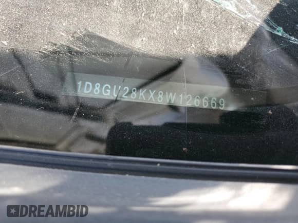 2008 Dodge Nitro SXT с VIN 1D8GU28KX8W126669, выставлен на аукционе Copart как лот 74805534 с пробегом Не указан миль и Списание • Salvage title. История ставок и продаж доступна на DreamBid. Изображение 13.