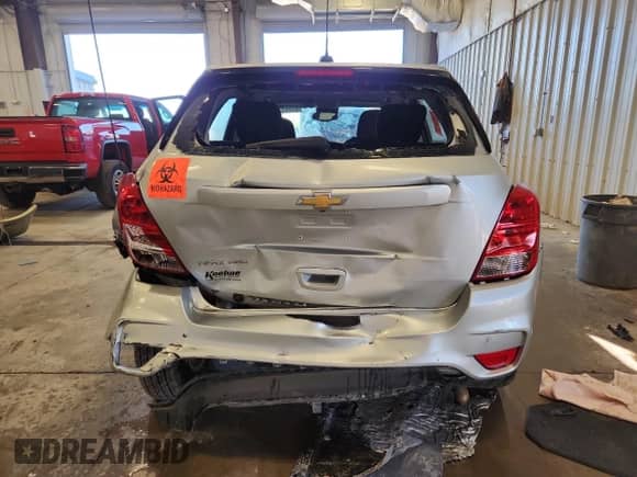 2018 Chevrolet Trax LS with VIN KL7CJNSB5JB531087, listed as a Copart auction lot 81261725 with Not provided miles and Non repairable. Bid and sale history available at DreamBid. Image 6.