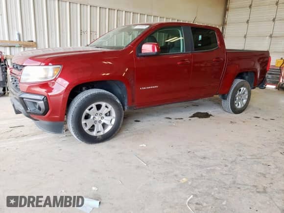 2021 Chevrolet Colorado 2WD LT z VIN 1GCGSCEN0M1263667, wystawiony jako Copart lot #64656825 z przebiegiem 65 100 mil mil oraz Czysty tytuł • Clean title. Historia ofert i sprzedaży dostępna na DreamBid. Obrazek 1.