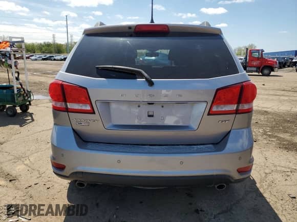 2017 Dodge Journey GT with VIN 3C4PDCEGXHT581161, listed as a Copart auction lot 56472595 with 114,542 mi miles and Salvage title. Bid and sale history available at DreamBid. Image 6.