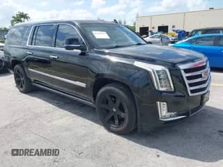 2015 Cadillac Escalade ESV Premium with VIN 1GYS4TKJ9FR674716, listed as a IAAI auction lot 42356363 with 188,310 mi miles and . Bid and sale history available at DreamBid. Image 1.