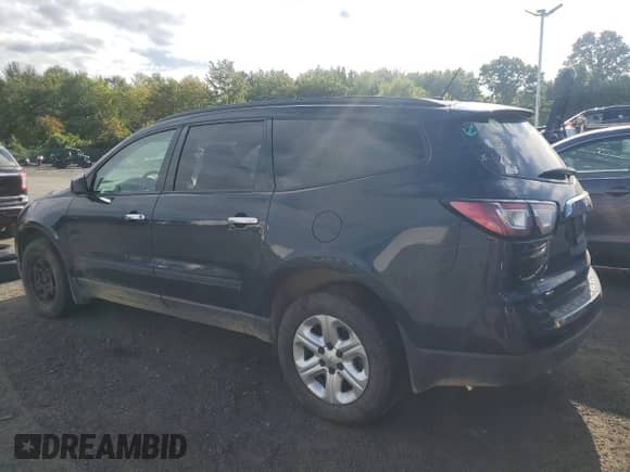 2015 Chevrolet Traverse LS z VIN 1GNKVFKD1FJ119666, wystawiony jako Copart lot #81396995 z przebiegiem 143 040 mil mil oraz Czysty tytuł • Clean title. Historia ofert i sprzedaży dostępna na DreamBid. Obrazek 2.
