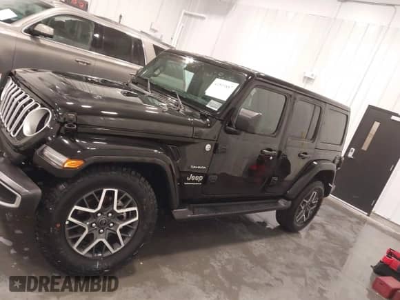 2024 Jeep Wrangler Sahara с VIN 1C4PJXEG2RW247721, выставлен на аукционе IAAI как лот 41519887 с пробегом 199 миль миль и . История ставок и продаж доступна на DreamBid. Изображение 14.