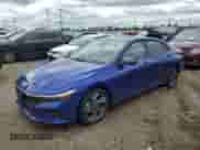 2025 Hyundai Elantra Blue z VIN KMHLM4DJ1SU126273, wystawiony jako Copart lot #69072235 z przebiegiem 32 mil mil oraz Szkoda całkowita • Salvage title. Historia ofert i sprzedaży dostępna na DreamBid. Obrazek 1.