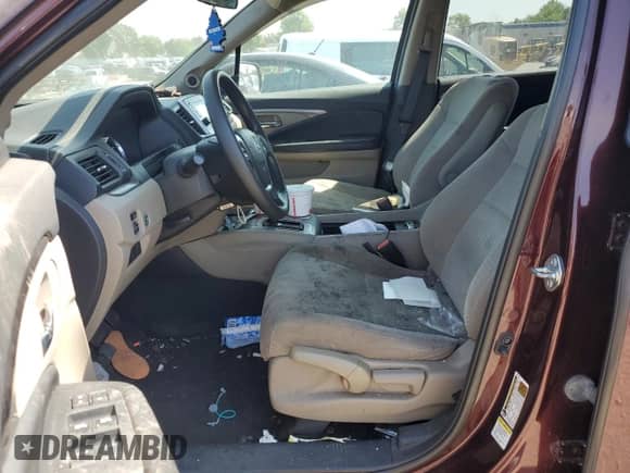 2016 Honda Pilot LX z VIN 5FNYF6H17GB020081, wystawiony jako Copart lot #68360665 z przebiegiem Nie podano mil oraz Szkoda całkowita • Salvage title. Historia ofert i sprzedaży dostępna na DreamBid. Obrazek 7.