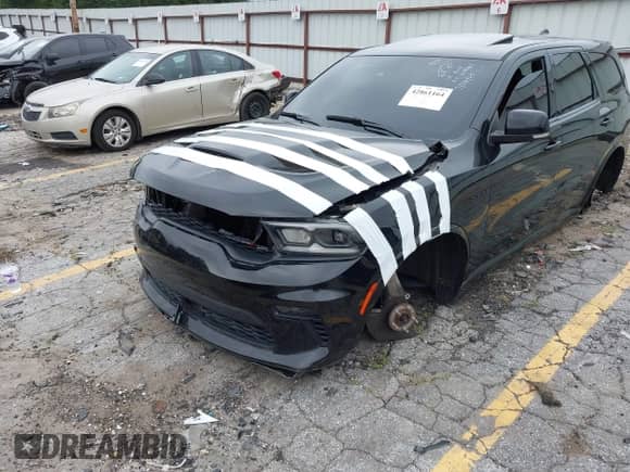 2021 Dodge Durango R/T with VIN 1C4SDJCT5MC879296, listed as a IAAI auction lot 42861164 with Not provided miles and . Bid and sale history available at DreamBid. Image 2.