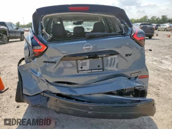 2023 Nissan Murano SV with VIN 5N1AZ2BJ5PC111451, listed as a Copart auction lot 68299565 with 25,548 mi miles and Salvage title. Bid and sale history available at DreamBid. Image 6.