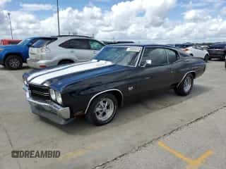 1970 Chevrolet Chevelle with VIN 136370F103520, listed as a Copart auction lot 74688324 with 2,531 mi miles and Salvage title. Bid and sale history available at DreamBid. Image 1.