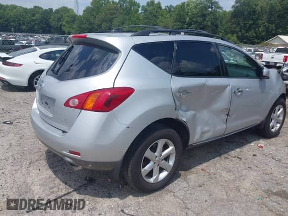 2010 Nissan Murano SL with VIN JN8AZ1MU9AW007626, listed as a IAAI auction lot 42688555 with 70,320 mi miles and . Bid and sale history available at DreamBid. Image 4.