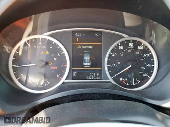 2019 Nissan Sentra S with VIN 3N1AB7AP0KY214761, listed as a Copart auction lot 80448795 with 92,250 mi miles and Salvage title. Bid and sale history available at DreamBid. Image 9.