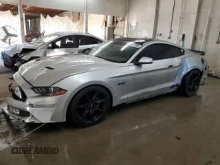 2018 Ford Mustang EcoBoost with VIN 1FA6P8TH4J5115541, listed as a Copart auction lot 86111965 with 116,056 mi miles and Salvage title. Bid and sale history available at DreamBid. Image 1.