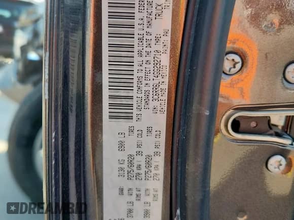 2016 Ram 1500 Big Horn z VIN 3C6RR6LT4GG292710, wystawiony jako Copart lot #72087625 z przebiegiem 147 422 mil mil oraz Szkoda całkowita • Salvage title. Historia ofert i sprzedaży dostępna na DreamBid. Obrazek 12.