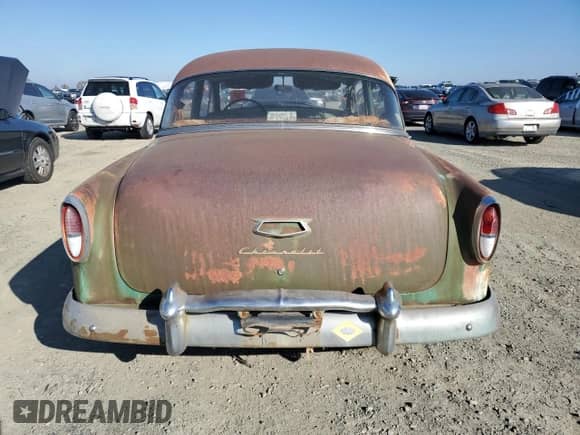 1954 Chevrolet Malibu с VIN 0892716F54Z, выставлен на аукционе Copart как лот 90107225 с пробегом 34 813 миль миль и Чистый • Clean title. История ставок и продаж доступна на DreamBid. Изображение 6.