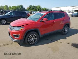 2018 Jeep Compass Latitude с VIN 3C4NJDBB9JT192175, выставлен на аукционе Copart как лот 65609935 с пробегом 50 174 миль миль и Списание • Salvage title. История ставок и продаж доступна на DreamBid. Изображение 1.
