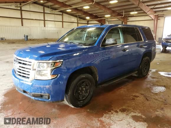 2020 Chevrolet Tahoe Commercial with VIN 1GNSKDEC1LR244762, listed as a Copart auction lot 81303665 with 118,167 mi miles and Clean title. Bid and sale history available at DreamBid. Image 1.