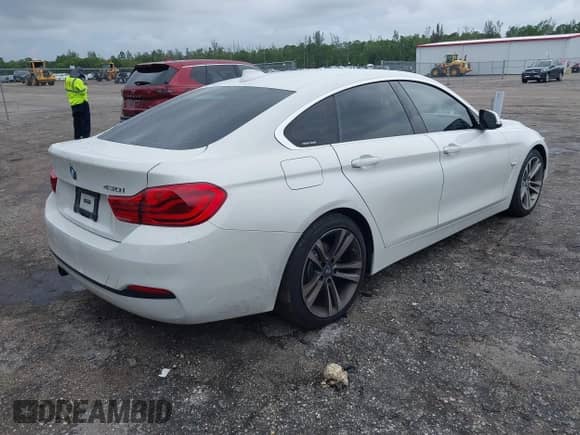 2019 BMW 4 Series 430i with VIN WBA4J1C59KBM18010, listed as a IAAI auction lot 43430853 with 80,777 mi miles and . Bid and sale history available at DreamBid. Image 4.