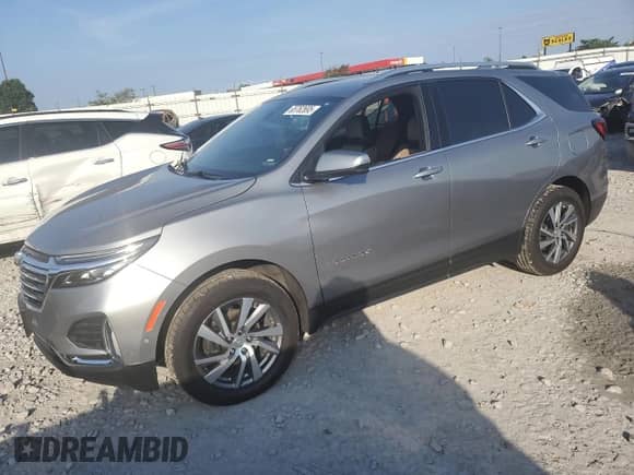 2024 Chevrolet Equinox Premier z VIN 3GNAXXEG5RL332232, wystawiony jako Copart lot #65762695 z przebiegiem 23 420 mil mil oraz Szkoda całkowita • Salvage title. Historia ofert i sprzedaży dostępna na DreamBid. Obrazek 1.