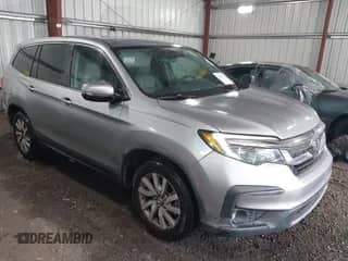 2019 Honda Pilot EX-L with VIN 5FNYF5H52KB034928, listed as a IAAI auction lot 42749183 with 82,661 mi miles and . Bid and sale history available at DreamBid. Image 1.