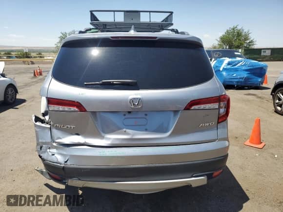 2021 Honda Pilot EX with VIN 5FNYF6H39MB075922, listed as a Copart auction lot 67960725 with 50,490 mi miles and Salvage title. Bid and sale history available at DreamBid. Image 6.
