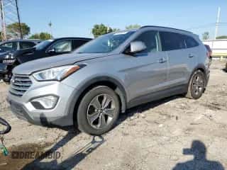 2014 Hyundai Santa Fe Limited with VIN KM8SNDHF6EU051525, listed as a Copart auction lot 81244675 with 207,414 mi miles and Clean title. Bid and sale history available at DreamBid. Image 1.