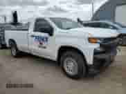 2022 Chevrolet Silverado 1500 Work Truck with VIN 3GCNWAEK9NG185348, listed as a Copart auction lot 51821065 with 45,575 mi miles and Salvage title. Bid and sale history available at DreamBid. Image 4.