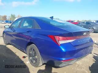 2022 Hyundai Elantra SEL with VIN KMHLM4AG7NU351858, listed as a IAAI auction lot 43300626 with 21,790 mi miles and . Bid and sale history available at DreamBid. Image 3.