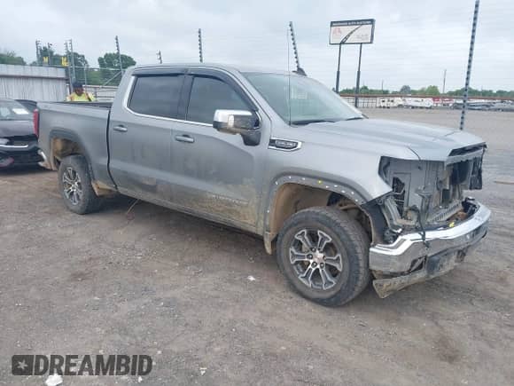2024 GMC Sierra 1500 SLE with VIN 1GTUUBED1RZ120282, listed as a IAAI auction lot 42236278 with Not provided miles and . Bid and sale history available at DreamBid. Image 1.