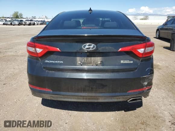 2016 Hyundai Sonata SE with VIN 5NPE24AF1GH400642, listed as a Copart auction lot 85534245 with 86,818 mi miles and Salvage title. Bid and sale history available at DreamBid. Image 6.