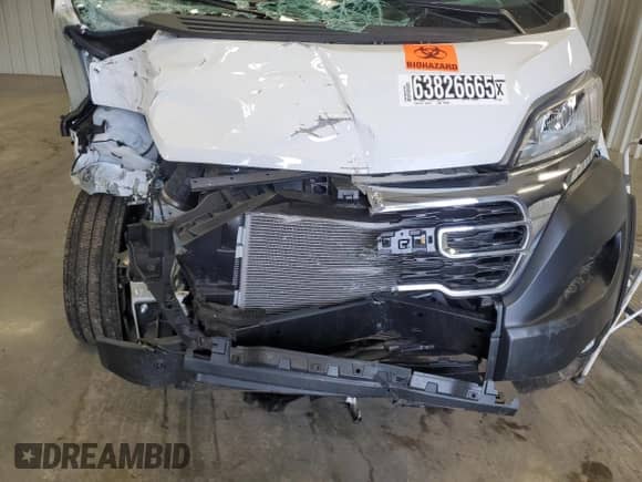 2025 Ram ProMaster Cargo Tradesman с VIN 3C6LRVVG6SE526687, выставлен на аукционе Copart как лот 63826665 с пробегом Не указан миль и Списание • Salvage title. История ставок и продаж доступна на DreamBid. Изображение 11.