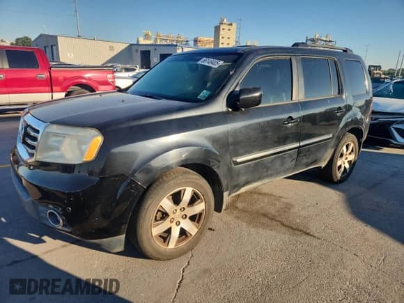 2012 Honda Pilot Touring with VIN 5FNYF4H94CB060235, listed as a Copart auction lot 86149405 with 151,661 mi miles and Clean title. Bid and sale history available at DreamBid. Image 1.