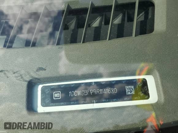 2024 Chevrolet Express Cargo с VIN 1GCWGBFP9R1141680, выставлен на аукционе Copart как лот 70982085 с пробегом 17 445 миль миль и Чистый • Clean title. История ставок и продаж доступна на DreamBid. Изображение 14.