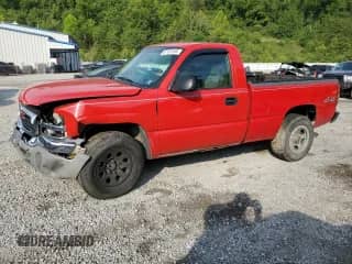2005 GMC Sierra 1500 SLE z VIN 1GTEK14T15Z182515, wystawiony jako Copart lot #67103184 z przebiegiem Nie podano mil oraz Szkoda całkowita • Salvage title. Historia ofert i sprzedaży dostępna na DreamBid. Obrazek 1.